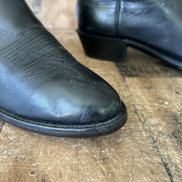 Lucchese 1883 Black N7496R4 Western Cowboy Boots Mens 11 D - Picture 10 of 12